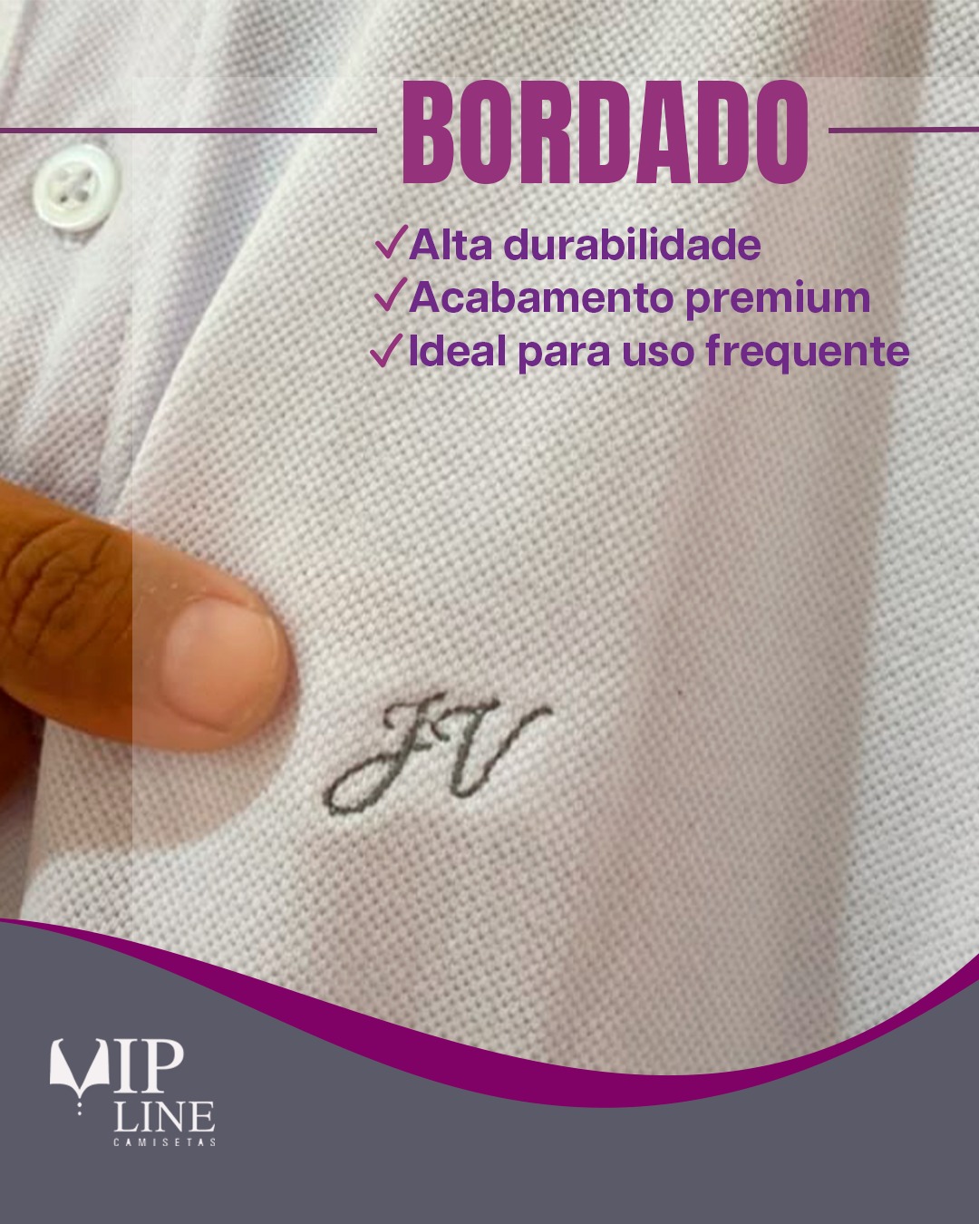 Bordado computadorizado uniforme