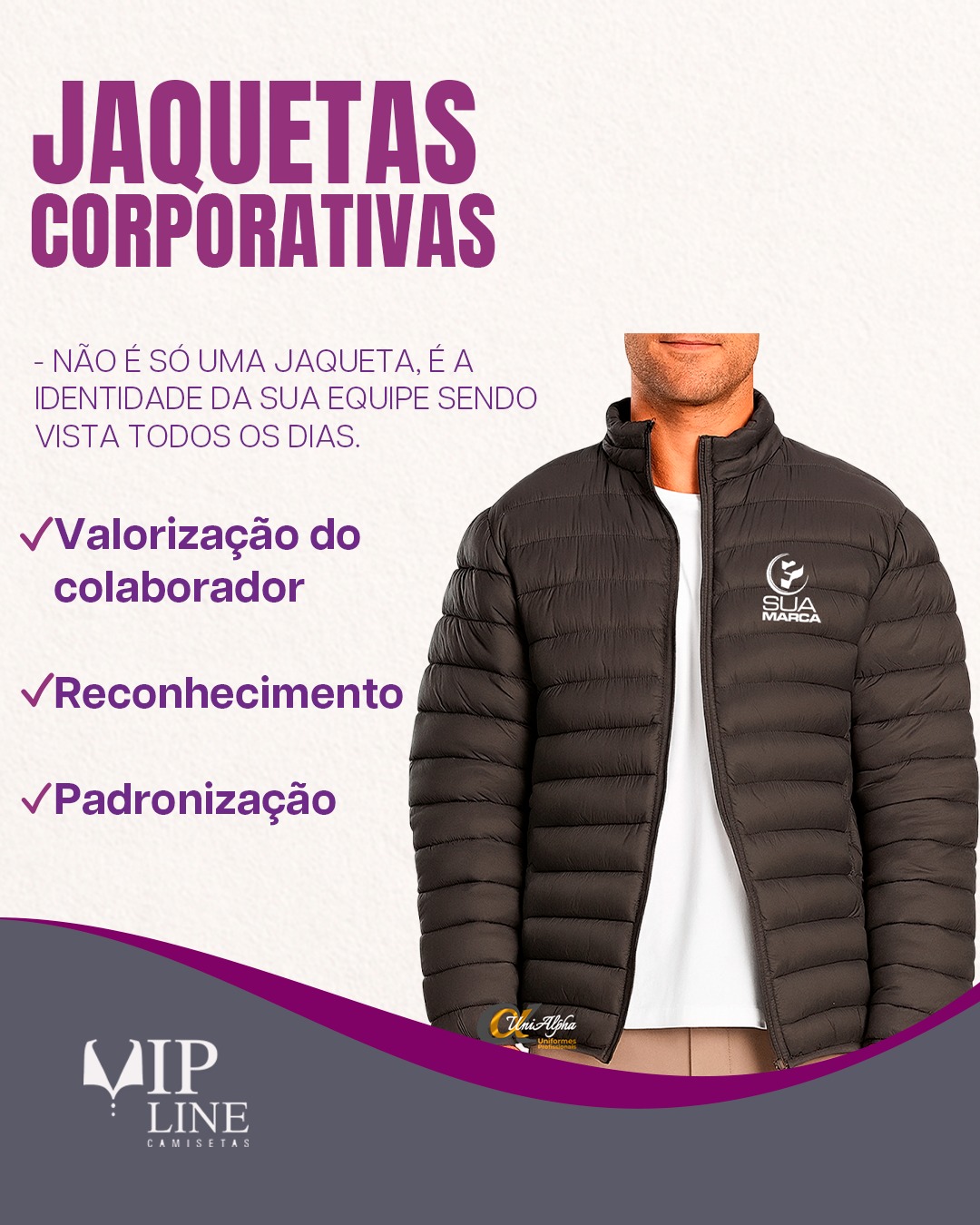 Jaqueta corporativa personalizada